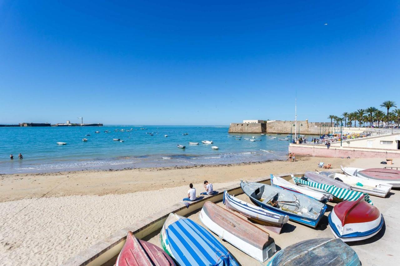 Apartamento Serafin De La Caleta Cadiz Luaran gambar
